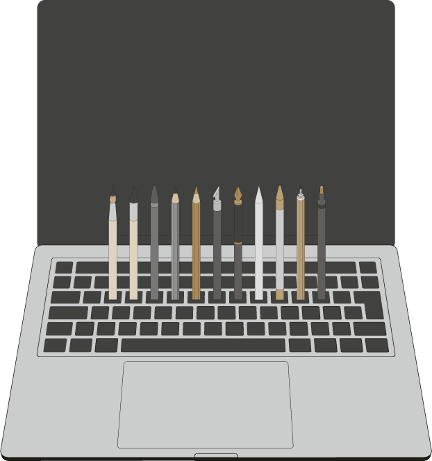 Macbook vector tools